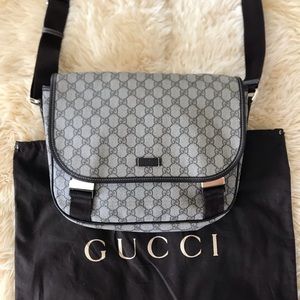 Gucci Coated Canvas Messenger Bag